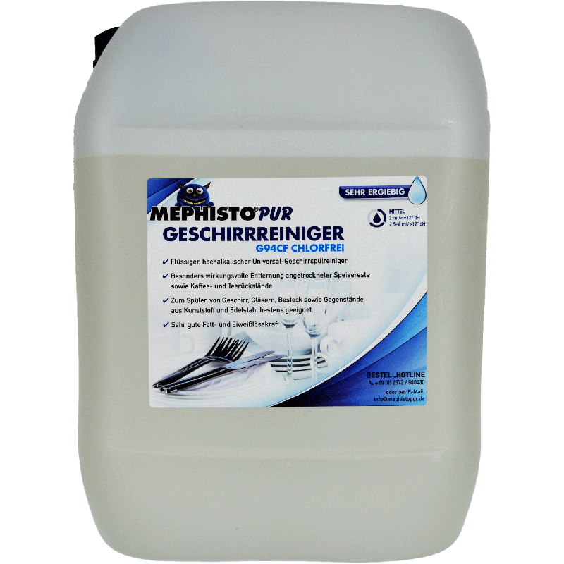 Geschirrreiniger G94CF Chlorfrei 12 KG/Kanister